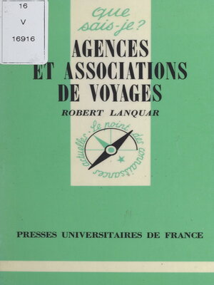 cover image of Agences et associations de voyages